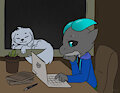 Vibing With Friend by Moodytail