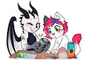 Making Cocktails by RickSoftpaw