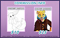 COMMISSIONS INFO by Kaimee