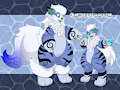 Aqua Arcanine/Growlithe by Leilong