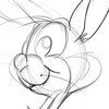 Misc sketches - a bunny, chip, donald face, chipmunks etc 