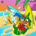Birdy wipeout!