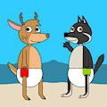 Holiday swim diapers