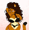 Pinup feline by MeljustMel