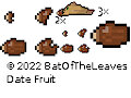 Dates & a Bat Eating Them