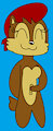 Sally Acorn Poking Her Belly Button (Chibi Form) (ALT)