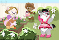 Springtime garden