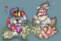 Birb gals n Socks by TheRedSkunk