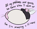 Sleepy rat by Ramish