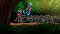 Adventure in the woods