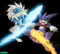 Spadamon and Gumdramon