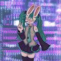 Miku Bunny by teefefe