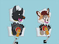Trophy Tickle Mount: Foxy and I by BSW100