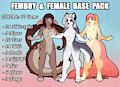 [P2U] FEMBOY & FEMALE BASE PACK