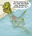 People Watching at the Pool 