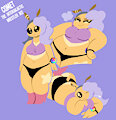 Comet the intergalactic wrestler bee by ShaneFrost