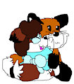 Hugging Foxy Friend