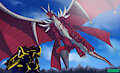 Alphamon and Examon