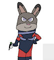 Judy Wearing Battle Armor