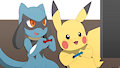 Riolu & Pikachu