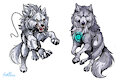 COMMISSION: Wolves tattoo desing by Mimy92Sonadow