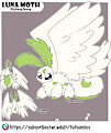 CRITTER CREATION_Luna moth by Fuf