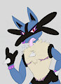 Trans Masc Lucario by RaidenRowe
