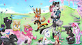 Cubs enjoying japanese spring by TK by Theron