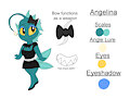 Bad Guys OC - Angelina Reference Sheet