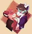 Valentines 2021 YCH by EclipseDarkpaw