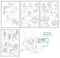 Sonic OC profile poses WIP by nikonthebored