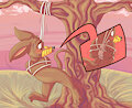 Suspended Sniff by RoareyRaccoon