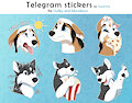 Telegram stickers for Vulky and Mandewo part 4 by Tayarinne