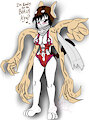 Kyuuuu...h-hope ya likes my new swimmy suit~ >//w//< by Chocochu