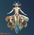 Vulfe 3d model SFW Male
