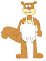 Sandy Cheeks in her Underwear by SandyCheeksandKennyCat