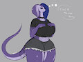 Goth snake lady doodle