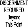 DISCERNMENT REQUIRED Beyond This Point (FREE USE)
