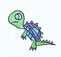 Kap the Little Snapping turtle by MicroMoonman