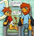  Ligers on a Plane  by Lig