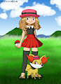 Serena + Fennekin