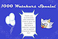 ONE THOUSAND IB WATCHERS!