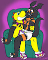 Digi Dino Snuggles BY Lucca by showtimeyoshi
