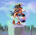 boomerang The Raccoon color by KimeraxART