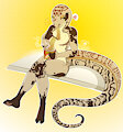Snake (eating) by DyingGrasshoppers