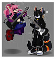(AT FROM:) Hooni: Lira and Paula jamming!~