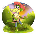 Arlo the alligator boy by TribalTurtle