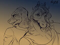 [FA] Beastars- yahya and gosha by QueerstallineVoid