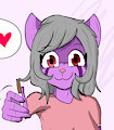 Hanako is offering you a Pocky