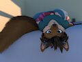 Lazy and cute by JackalPawpad